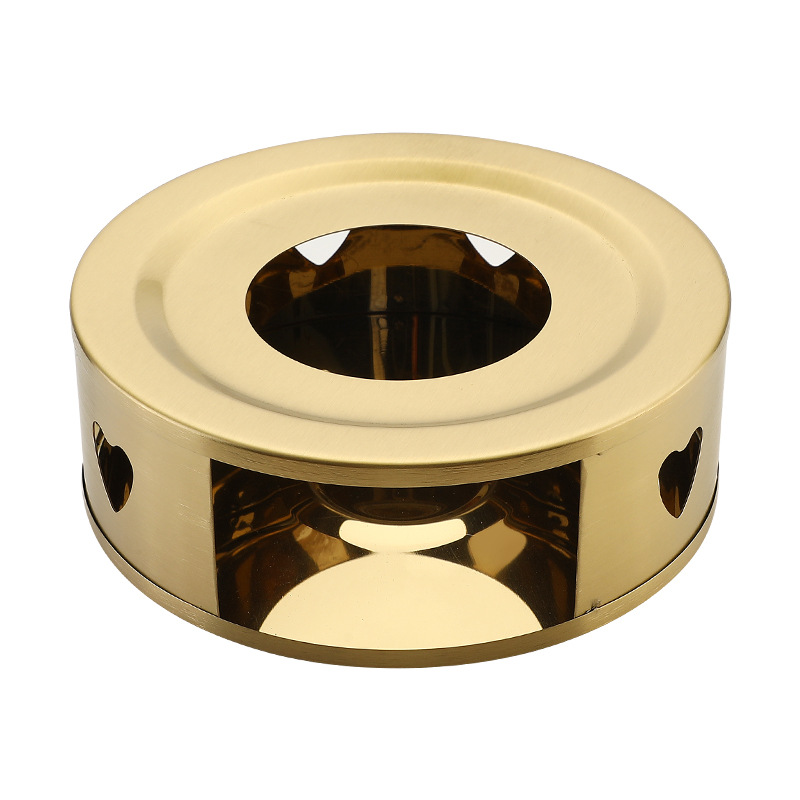 Estilo coreano de acero inoxidable té calentador hogar al aire libre estufa té cocina calefacción base té calentador ventas directas de la fábrica en stock