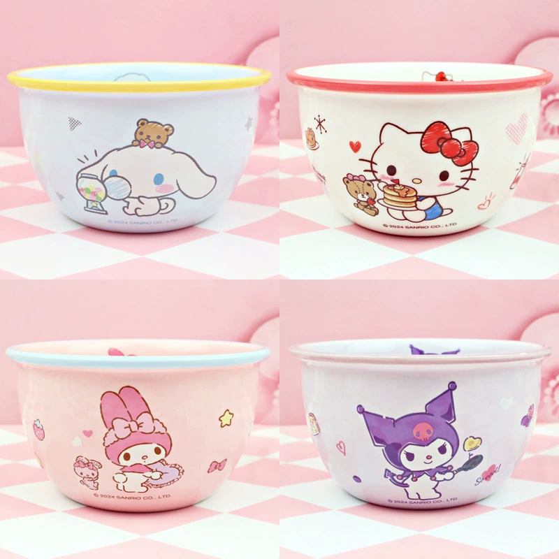 Sanrio, Hello Kitty, ceramic cartoon cute tableware for food