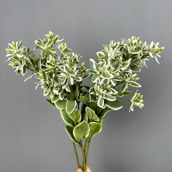 White edge leaf simulation plant green plants wholesale simulation…