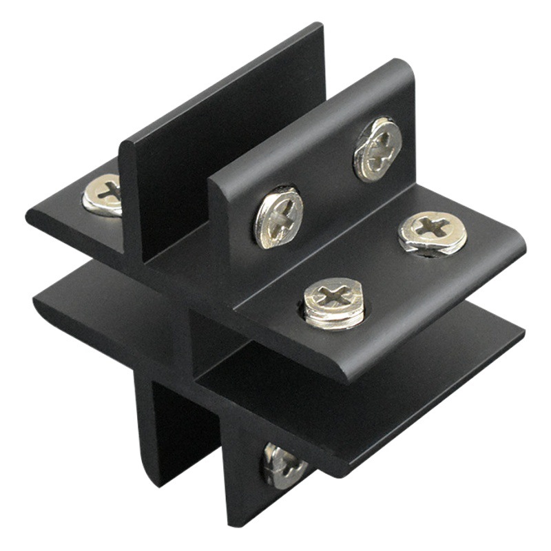 Fish Tank soporte de vidrio soporte vino gabinete compartimiento clip arena bandeja conexión negro 90 grados esquina apretado titular