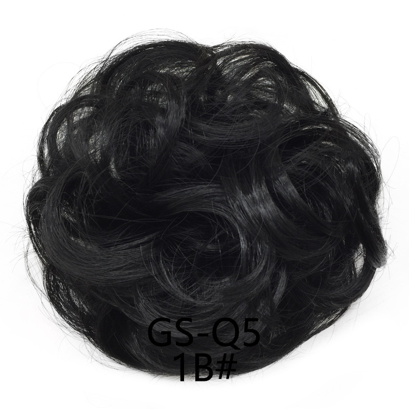 Europa y los Estados Unidos pelucas anillo de pelo de bolas cabeza cuerda elástica peludo natural peludo peludo transfronterizo