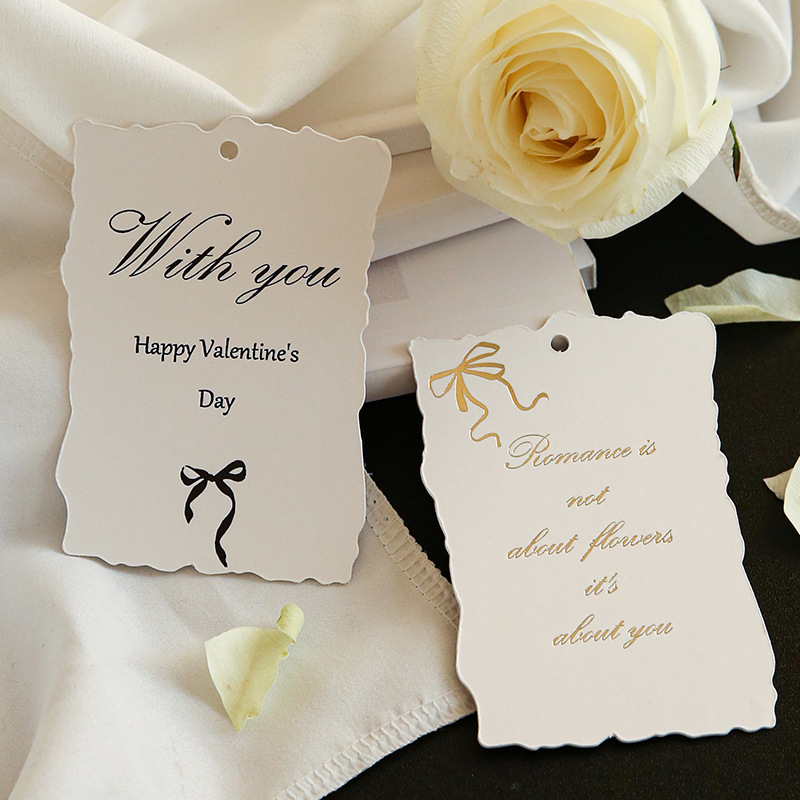 Tarjetas de felicitación transfronterizas Tarjetas de felicitación regalo de mano Tarjetas de felicitación flores creativas Tarjetas de felicitación de bordes