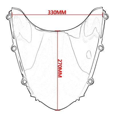 Motorcycle front windshield | Suitable for Honda