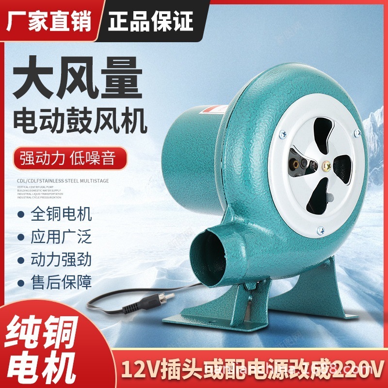 12V直流ブロワー屋外バーベキューバッテリー専用小型電動220V交流直流速度調整可能ドライヤー|undefined