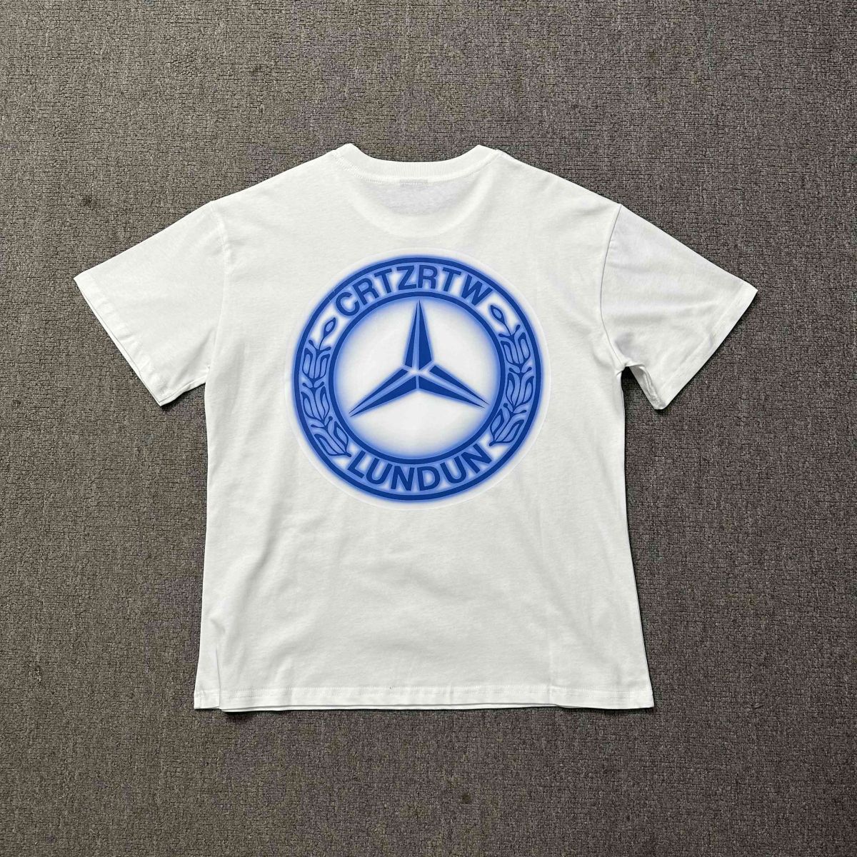 Comercio exterior al por mayor Alcatraz Basic Series C0rteiz Phantom Letter Logo Camiseta impresa Traje de pareja