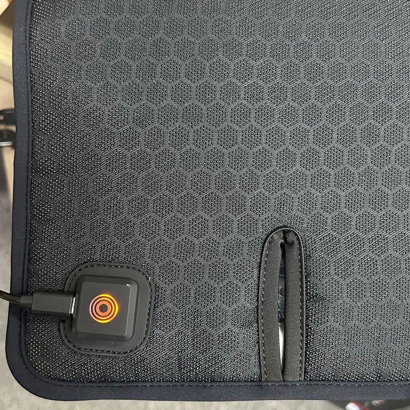 電熱インフレータブルシートクッション、滑り止めオフィス減圧通気性ヒップクッション、冬用加熱シートクッション、車用シートクッション|undefined