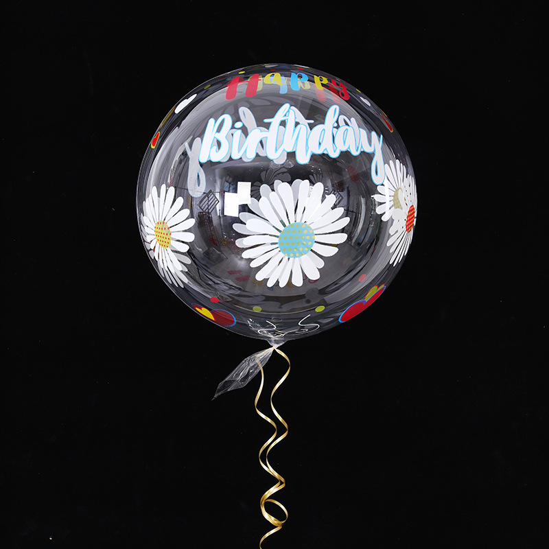 Globo transparente navideño, Santa/ muñeco de nieve