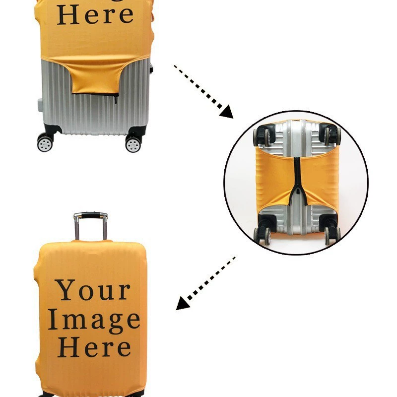 Suitcase, protective case, dust cover for traveling, elastic bag, increased thickness