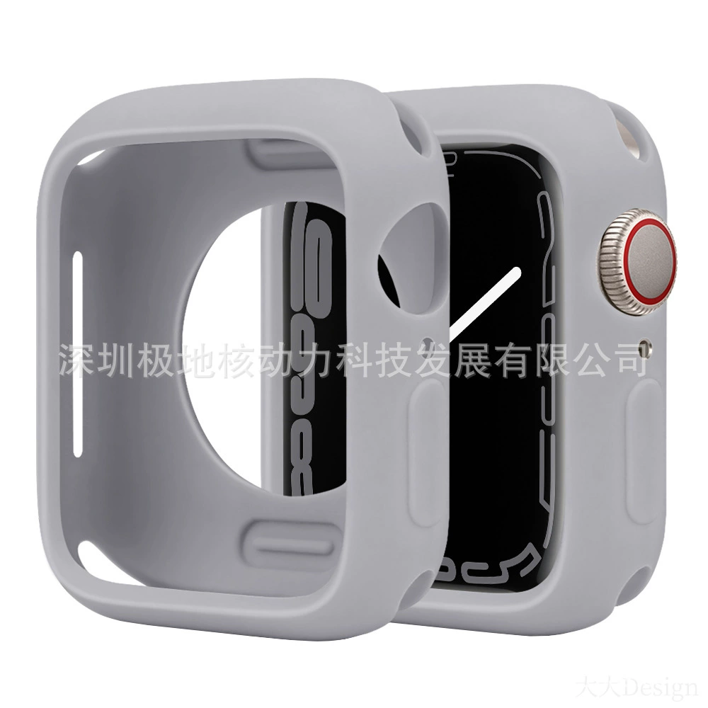 Защитный чехол для Apple Watch, совместимый с Apple Watch, цвета конфет, Applewatchs9ultras87-го поколения, мягкий силиконовый чехол