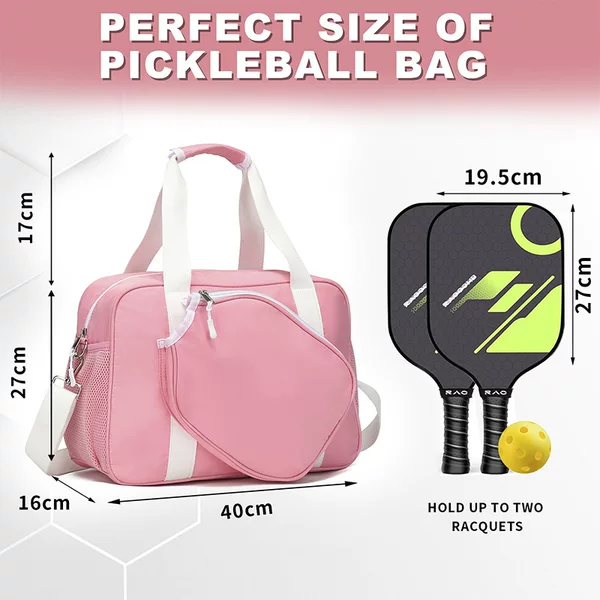 pickleball Portable Crossbody Peak Racket Bag Outdoor Sports Multifunctional Tennis Bag Badminton Racket Bag