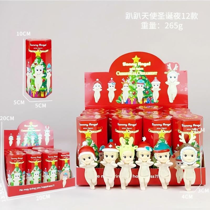 跨境趴趴天使水果盲盒车载摆件粘手机装饰丘比特手办动漫模型潮玩|undefined