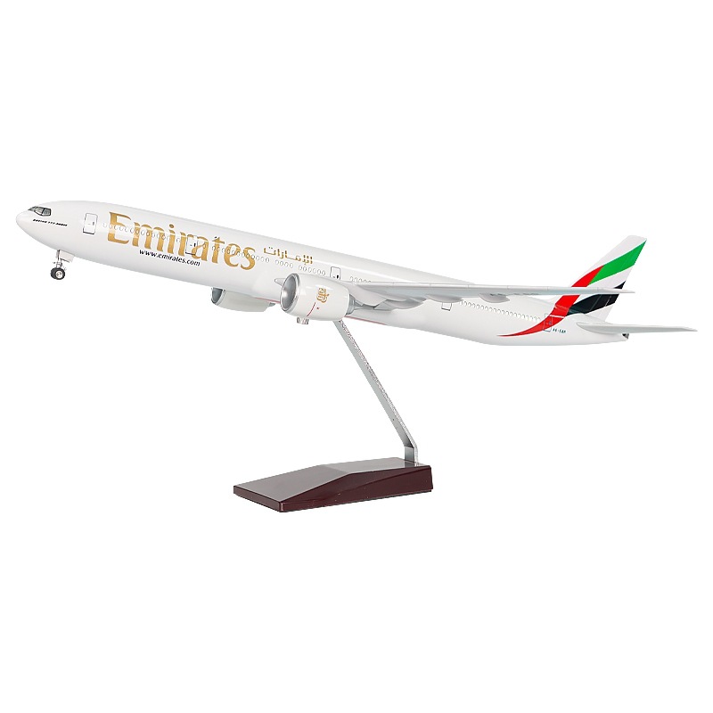 Emirates Scale 1:160 46cm A380 Emirates Modelo de avión de simulación ligera