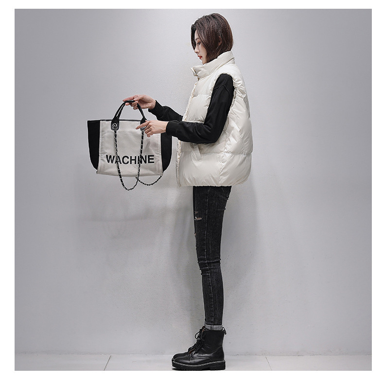 Vest with down