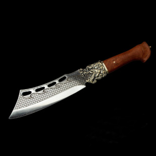 Longquan chivalrous Hall Bone cutter integrated stainless steel forging Bone cutter thickened durable cross-border hot selling multi-purpose knife