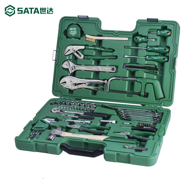 世达机修工具组合套装76件套机械设备维修保养工矿常用五金09517