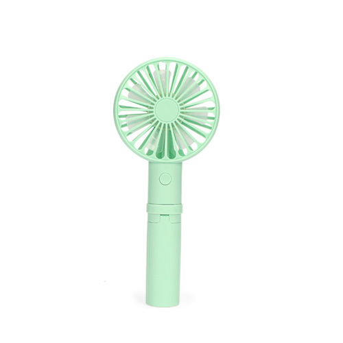 USB tripod stand handheld fan three-speed adjustable portable small fan gift rechargeable folding night light fan