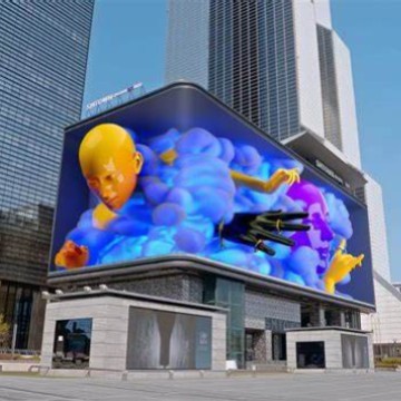 フルカラー LED 表示画面ショッピングモール高精細裸眼 3D 曲面フレキシブルスクリーン屋外シングルおよびダブルコラム防水大画面|undefined