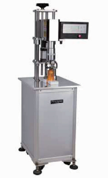 化学药用铝瓶锁盖洗洁精锁盖立式扭矩三爪旋盖机