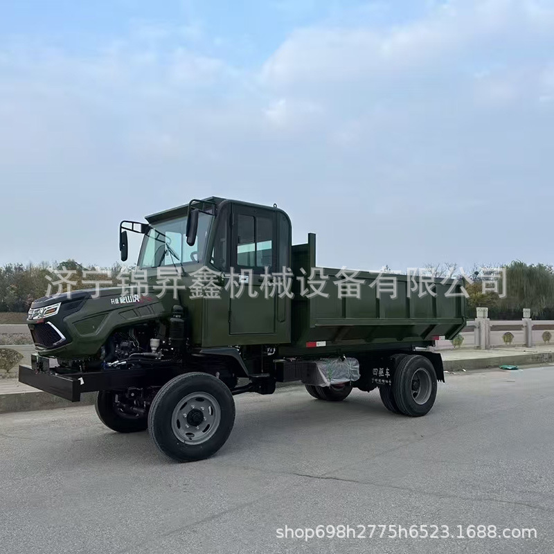 28马力柴油四驱农用车单缸矿用四不像车 山地果园拉货自卸运输车