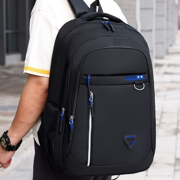 Men's travel backpack, universal capacious shoulder pack, high-quality style, compact dimensions