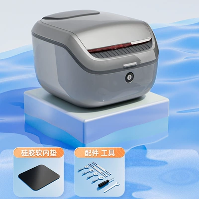 Popular Electric Vehicle Trunk: Motorcycle trunk - sorro-gray-double-layer-plastic-factory-direct-sales
