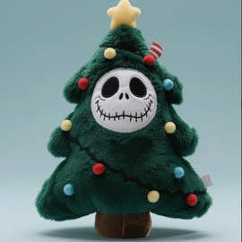 跨境新款christmas plush圣诞夜惊魂毛绒玩偶公仔