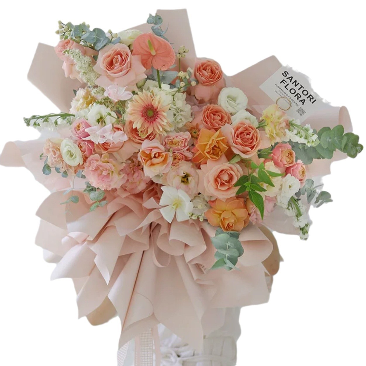 LiZhiRan nuevo engrosado color sólido impermeable papel de embalaje de flores 7.5 papel de ramo de seda papel de embalaje