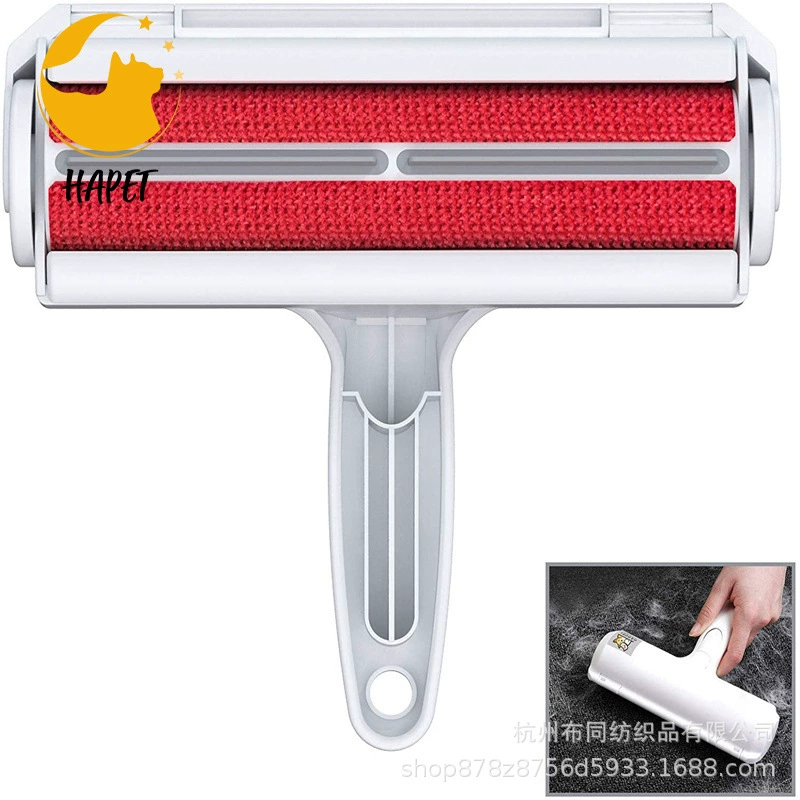 Amazon горячая Распродажа щетка для удаления волос липкий ролик Бытовая Одежда устройство для приклеивания волос пластиковая двухрядная щетка для удаления волос