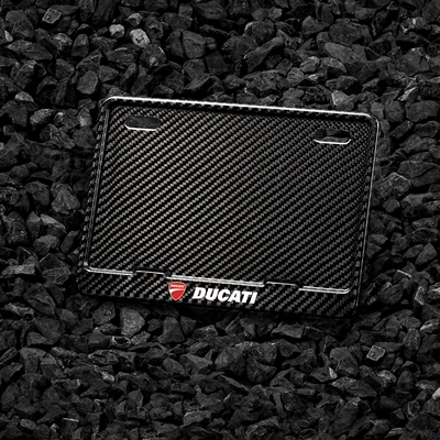 Nömrə qabı — license plate frame, suitable for Yamaha - motorcycle-molded-dry-carbon-twill-ducati