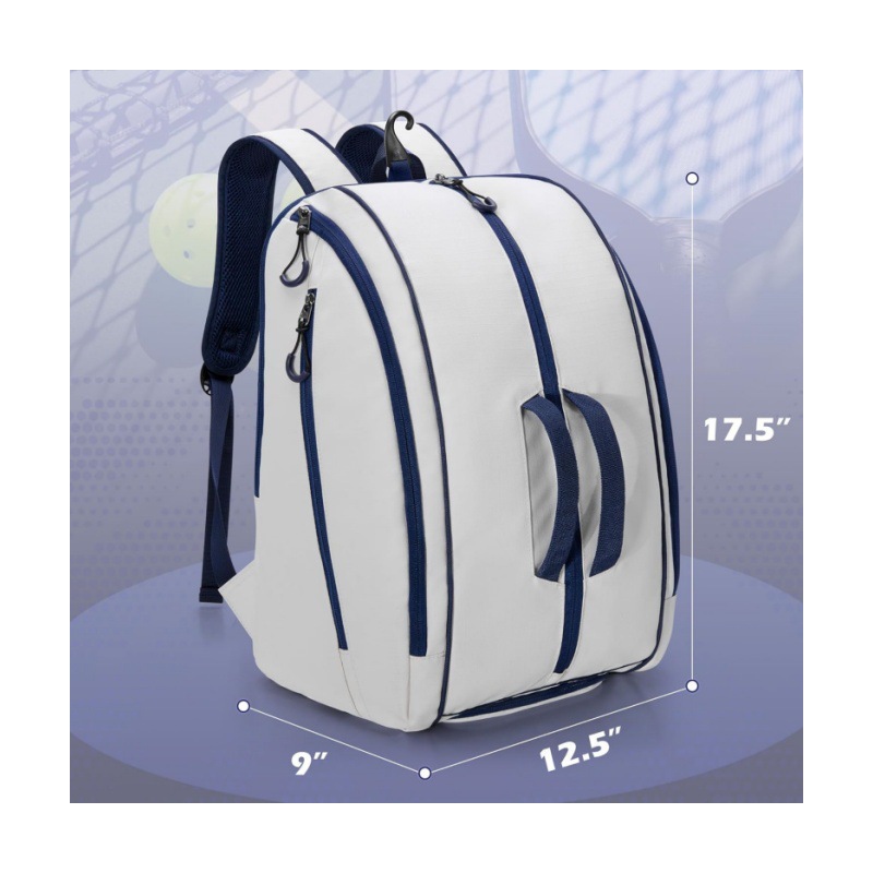 Amazon nueva gran capacidad pic raqueta mochila de hombro zapato ligero impermeable compartimiento y valla mochila gancho