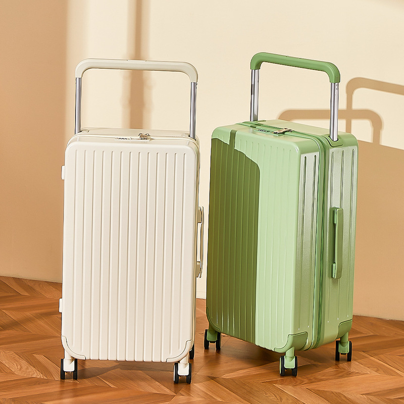 Yong Sheng portable wide pull rod suitcase women's small fresh large capacity suitcase universal wheel 24 inch password pull rod case