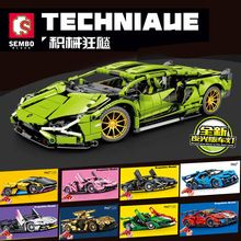 加致积木8600积械狂飙积木跑车1:14模型兼容乐高积木拼装男孩玩具