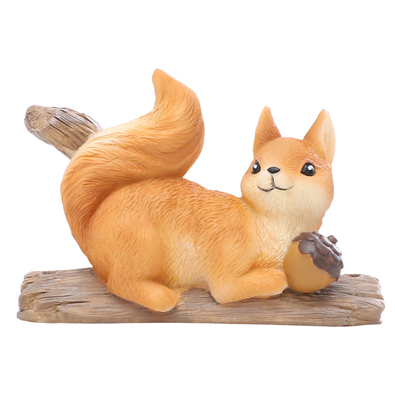 Círculos animados zoológico colgante divertido balcón patio jardín al aire libre perezoso ardilla resina paisaje colgante