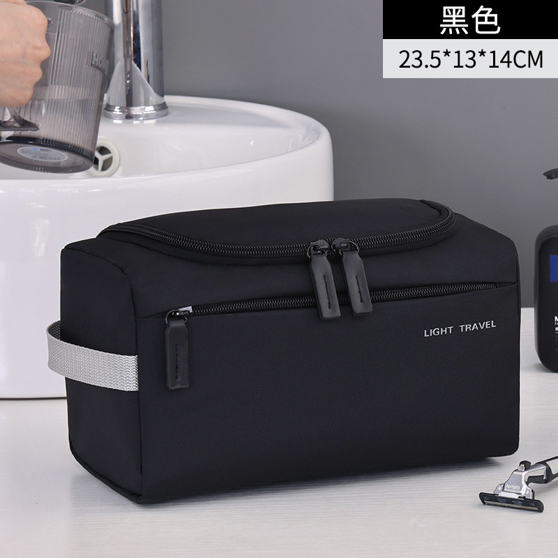 Nuevo producto transfronterizo, paquete ligero, bolsa de lavado portátil, bolsa de cosméticos para hombres multifuncional de gran capacidad, bolsa de almacenamiento de cosméticos