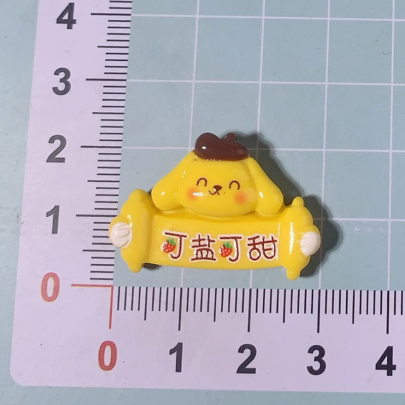 Marca yuan qi crema pegamento DIY material de caja de teléfono móvil paquete de accesorios de joyería de resina al por mayor pegatinas de cabello de cuerda de refrigerador