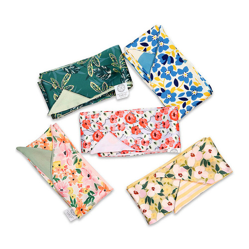 Spring and Summer New Silk Scarf Instagram Style Floral Small Collar Scarf French Braided Hairband Slim Narrow Long Retro Ribbon
