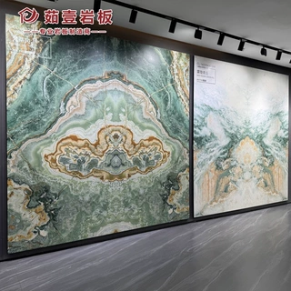 佛山1600×3200胶水干粒哑面大板客厅卧室玄关沙发电视背景墙岩板