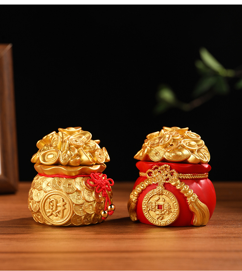Fortune Money Bag Car Ornament Can Be Added with Fragrance Paste, Can Be Combined with Other Car Decorations, Creative Vietnamese Car Accessories