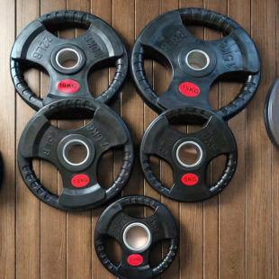 Cross-border Wholesale Hand Grasping Large and Small Hole Barbell Pieces Household Commercial Combination Fitness Exercise Cast Iron Solid Core Three-hole Pieces