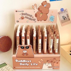 Eumel 2936 Capibara Erasable Pen Sponge Case Easy Erase Neutral Pen Tumen Everlast Heat Erasable Blue Pen