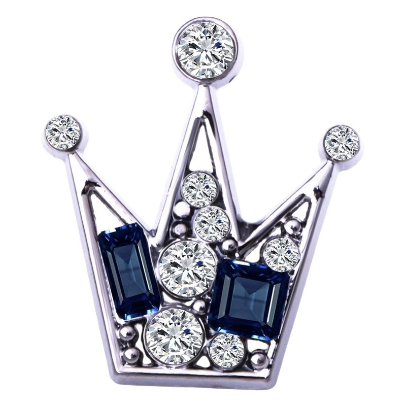 Корона-воротник мужская брошь аксессуар костюм Кристаллическая брошь