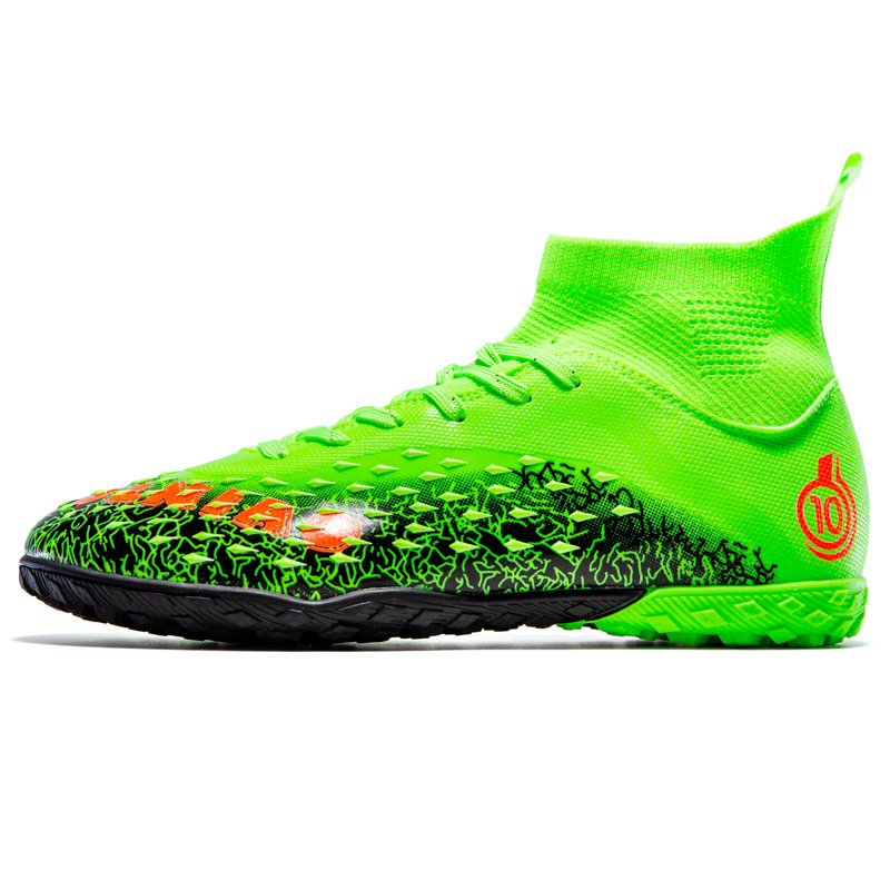 Zapatos de fútbol transfronterizos de alta altura, zapatos de fútbol, zapatos de entrenamiento para estudiantes, hombres, adolescentes adultos