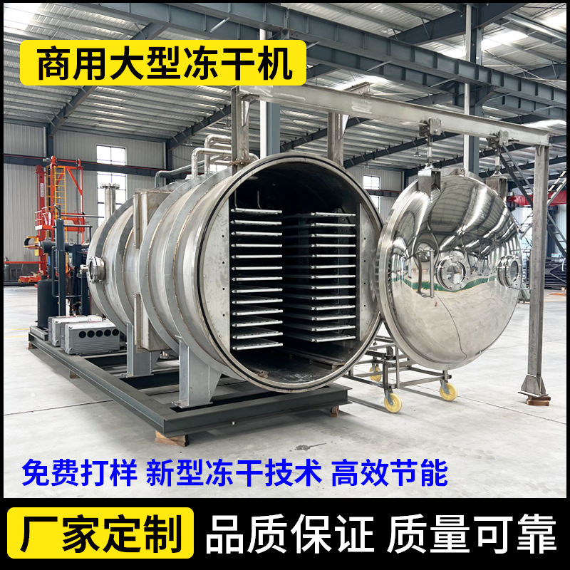 绣球菌冻干机 菌汤包松茸牛肝菌低温冷冻干燥 猫草棒生骨肉冻干机