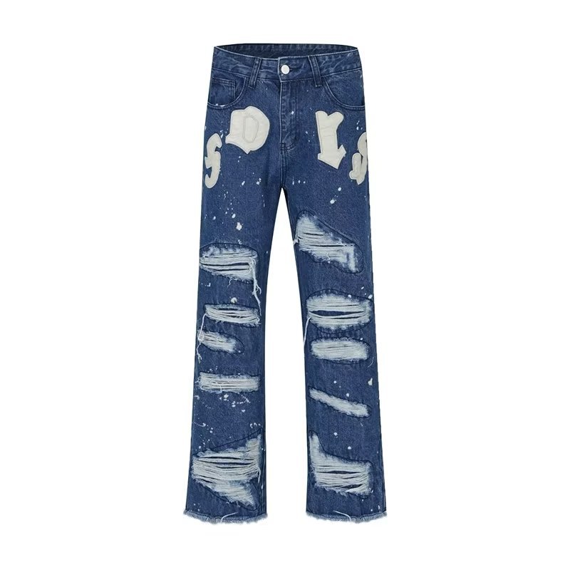 Jeans con bigotes rotos Imagen 6