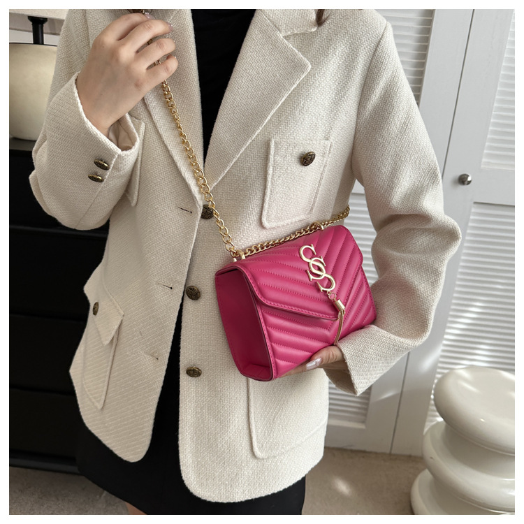 Damen Handtasche Im Western Stil Mit Kette Und Umhängefunktion_voghion.com