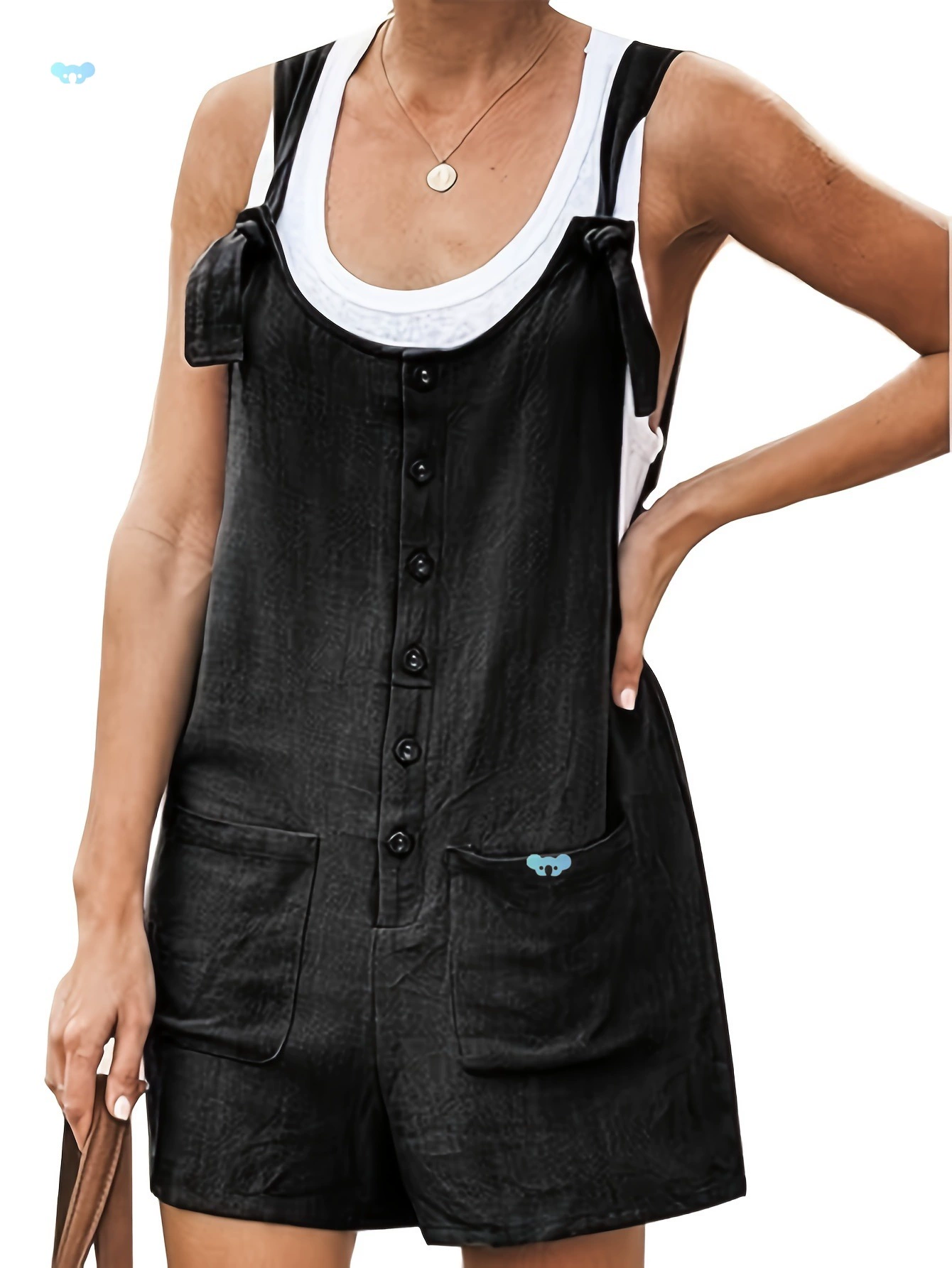 Льняной комбинезон Легкий дышащий женский льняной комбинезон через границу