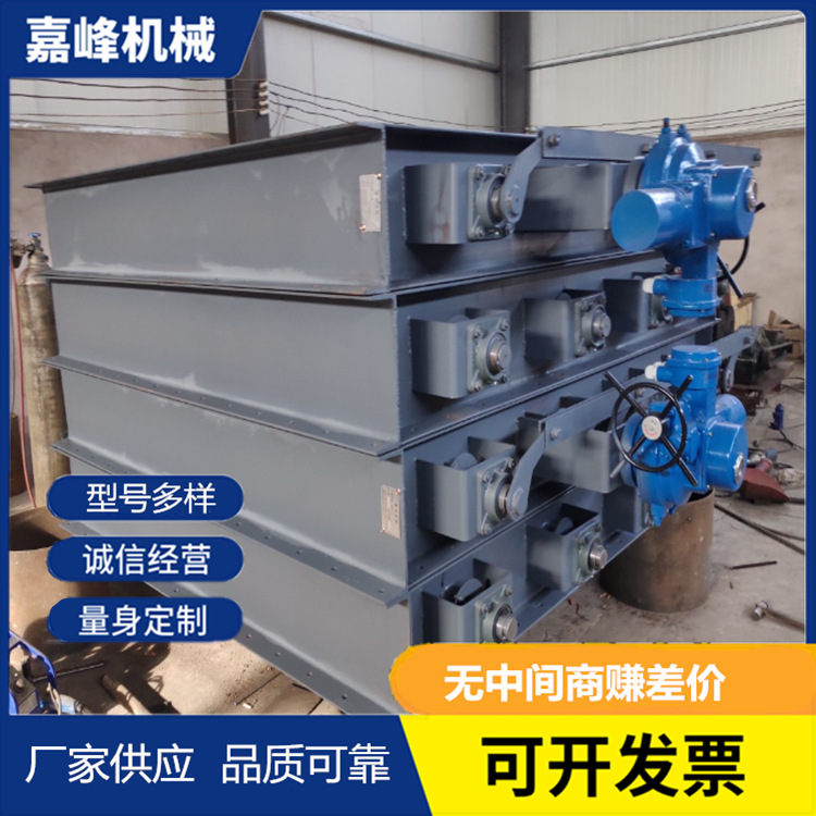 矩形烟气脱硫挡板门 手动圆形挡板门 电动调节风门 炉口高温蝶阀