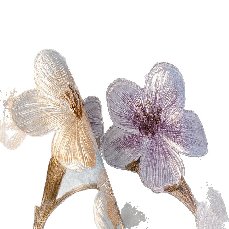 Pamela de alta calidad de la serie de papel de impresión de bordes de melocotón nuevo papel artístico estampado en relieve papel de embalaje de flores