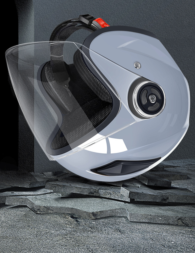 Electric Vehicle Helmet 3C Warm Standard Safety Half Helmet