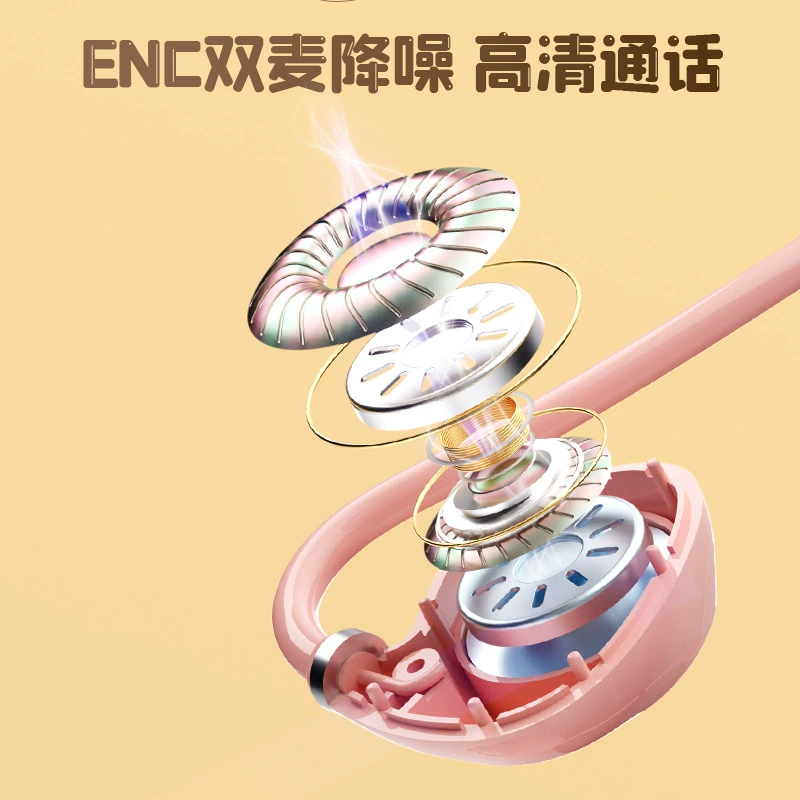 ZHENGQIN V40 Bluetooth наушники, двойное костное звукопроведение, наденныe на голову, влагостойкость, длительная работа для спорта